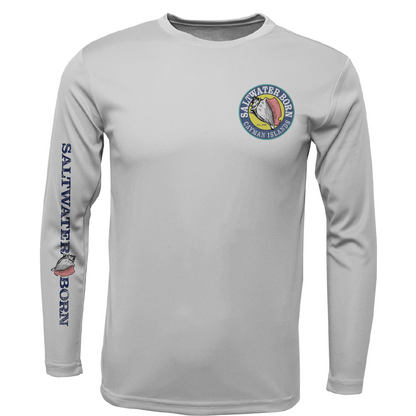 Cayman Islands Kraken Men's Long Sleeve UPF 50+ Dry-Fit Shirt