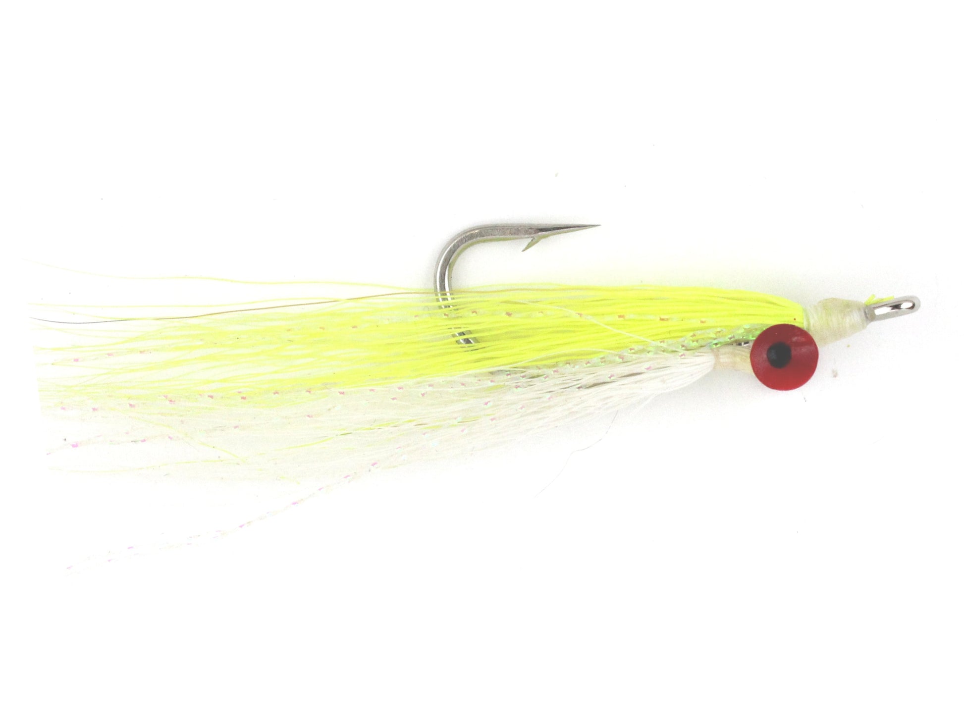 Wild Water Fly Fishing Chartreuse Clouser Minnow size 1/0 qty 6 | SendIt Sailing