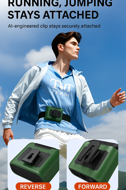 LITEGUEST Tactical Waist Clip Fan – Wearable Cooling for Outdoors