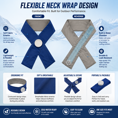 LITEGUEST Water Cooling Neck Wrap | Long-Lasting Outdoor Cooling Gear