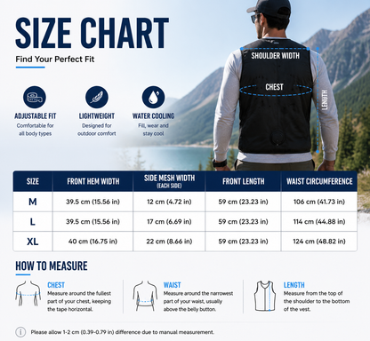 LITEGUEST Water Cooling Vest | Battery-Free Cooling for Outdoor Activities