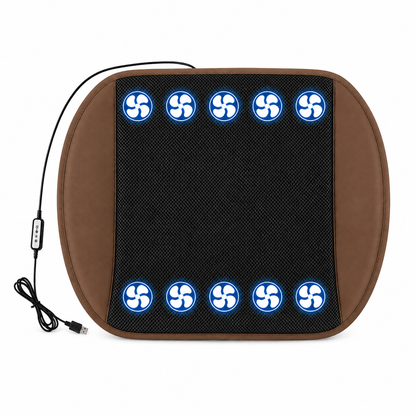 LITEGUEST 10-Fan Ventilated USB Cooling Seat Cushion