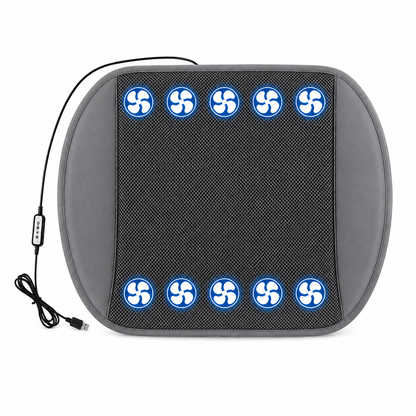 LITEGUEST 10-Fan Ventilated USB Cooling Seat Cushion
