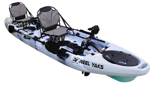 ReelYacks 14' Reunion Double Propeller Drive Fishing Kayak | ultimate fishing platform | dual kayak