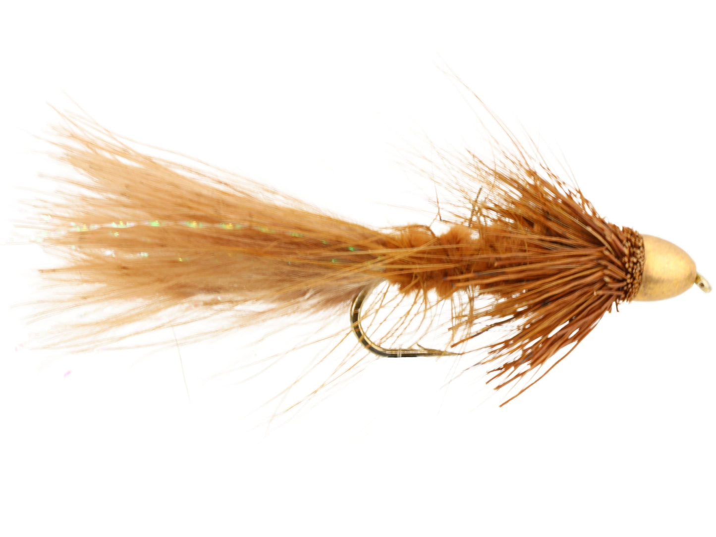 Wild Water Fly Fishing Cone Head Brown Wooly Bugger, Size 6 (Qty 4) | SendIt Sailing