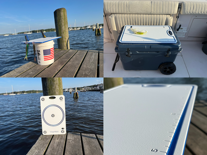 Made in the USA | Premium Bucket or Cooler Fishing Cutting Board