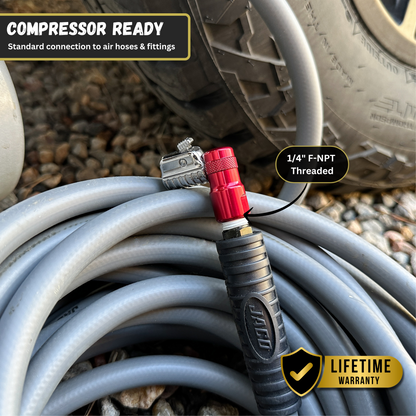 Lightning™ L2-Series Tire Air Chuck - 1/4" F-NPT