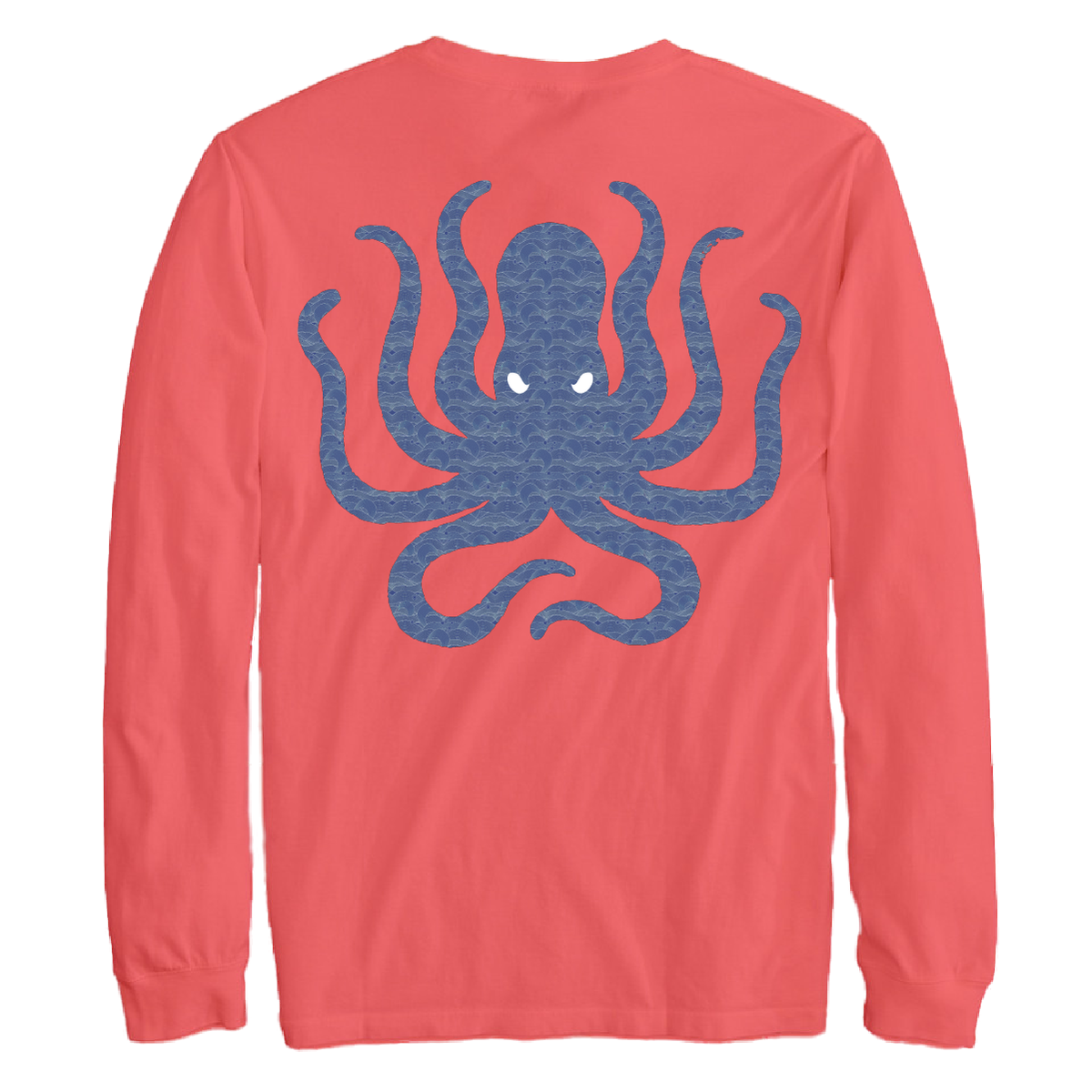 New York Freshwater Born Kraken Men's Cotton Long Sleeve Shirt