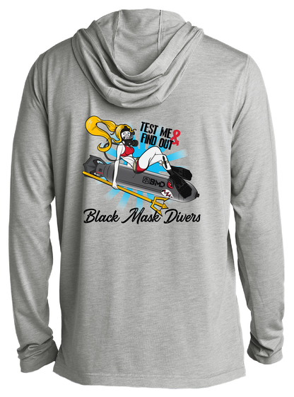 Black Mask Divers Women's Torpedo T-Shirt Hoodie Coverup