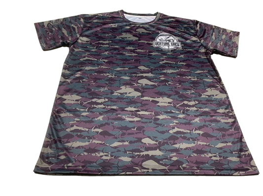 Venture Crew Mahi Pelagic Camo Dri Fit T-Shirt (Adult/Keiki)