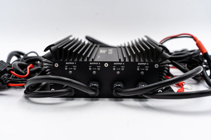 4 Bank Lithium/AGM/Lead Marine Waterproof Battery Charger