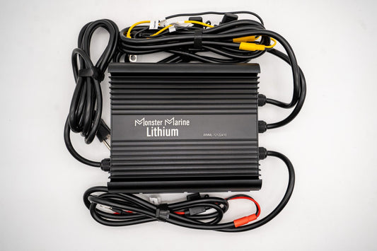 Triple Bank 12v, 12v & 24v marine waterproof Lead/AGM-Lithium charger
