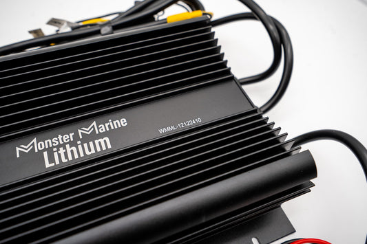 Triple Bank 12v, 12v & 24v marine waterproof Lead/AGM-Lithium charger