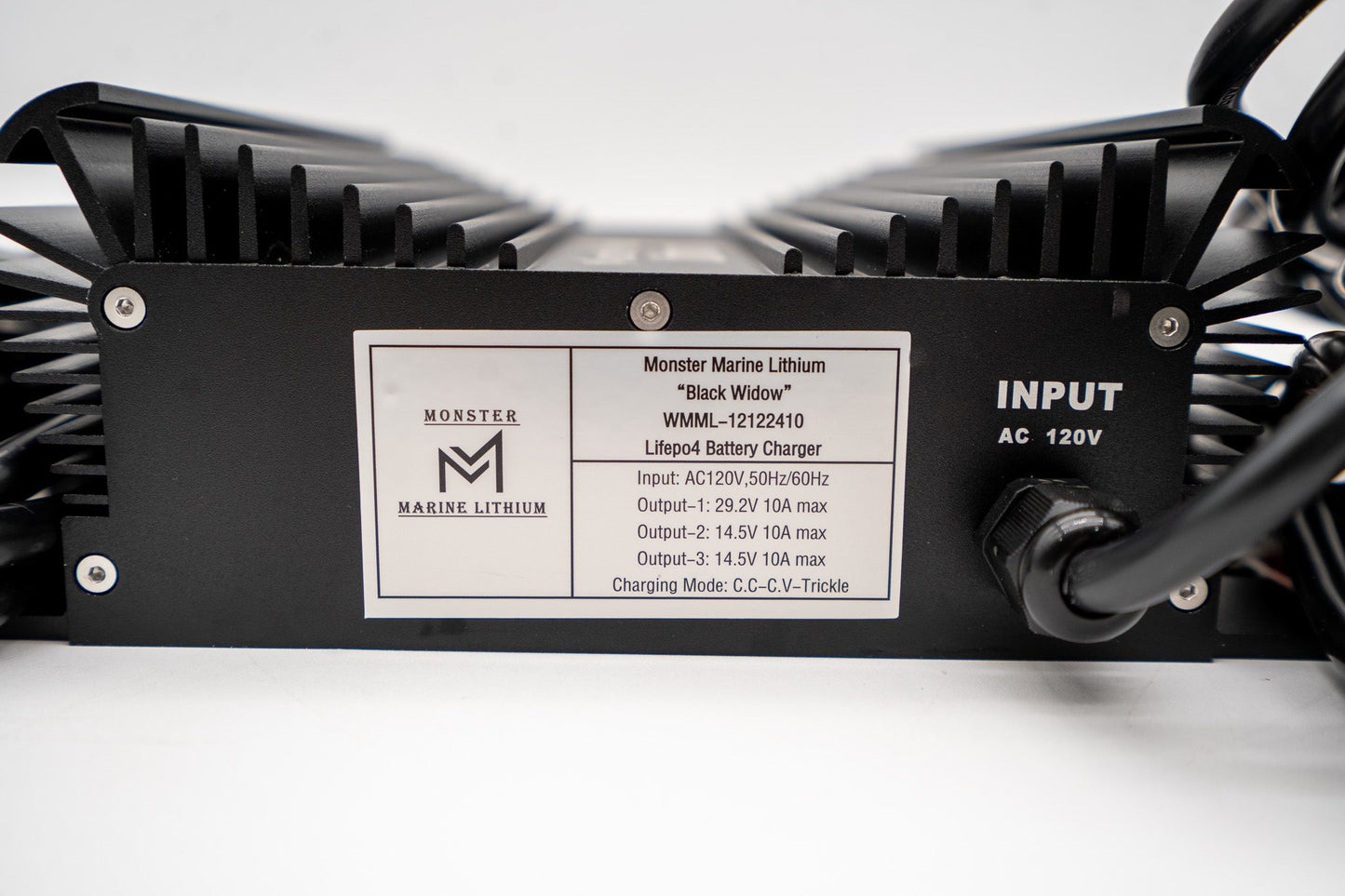 Triple Bank 12v, 12v & 24v marine waterproof Lead/AGM-Lithium charger