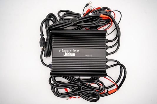 5 Bank Lithium/Lead/AGM Marine Waterproof Battery Charger