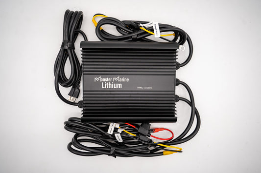 Triple Bank 12v, 12v & 36v marine waterproof Lead/AGM/Lithium charger