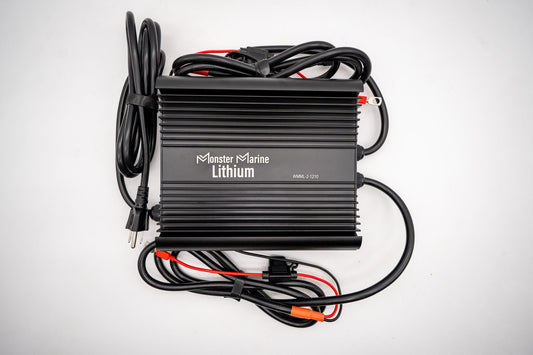 2 Bank Lithium/AGM/Lead Marine Waterproof Battery Charger