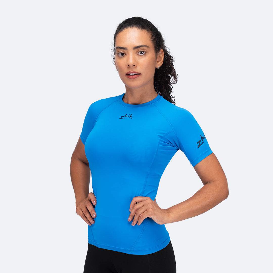 Zhik Women's Eco Spandex LT Short Sleeve Baselayer Top | SendIt Sailing