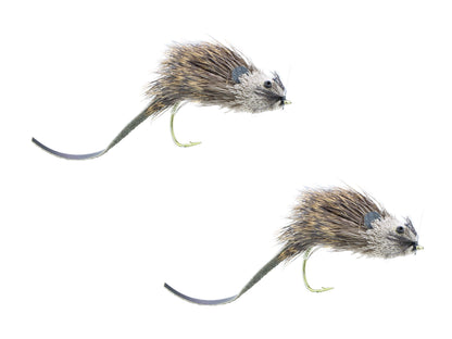 Wild Water Fly Fishing Deer Hair Mouse, Size 2 (Qty 2) | SendIt Sailing