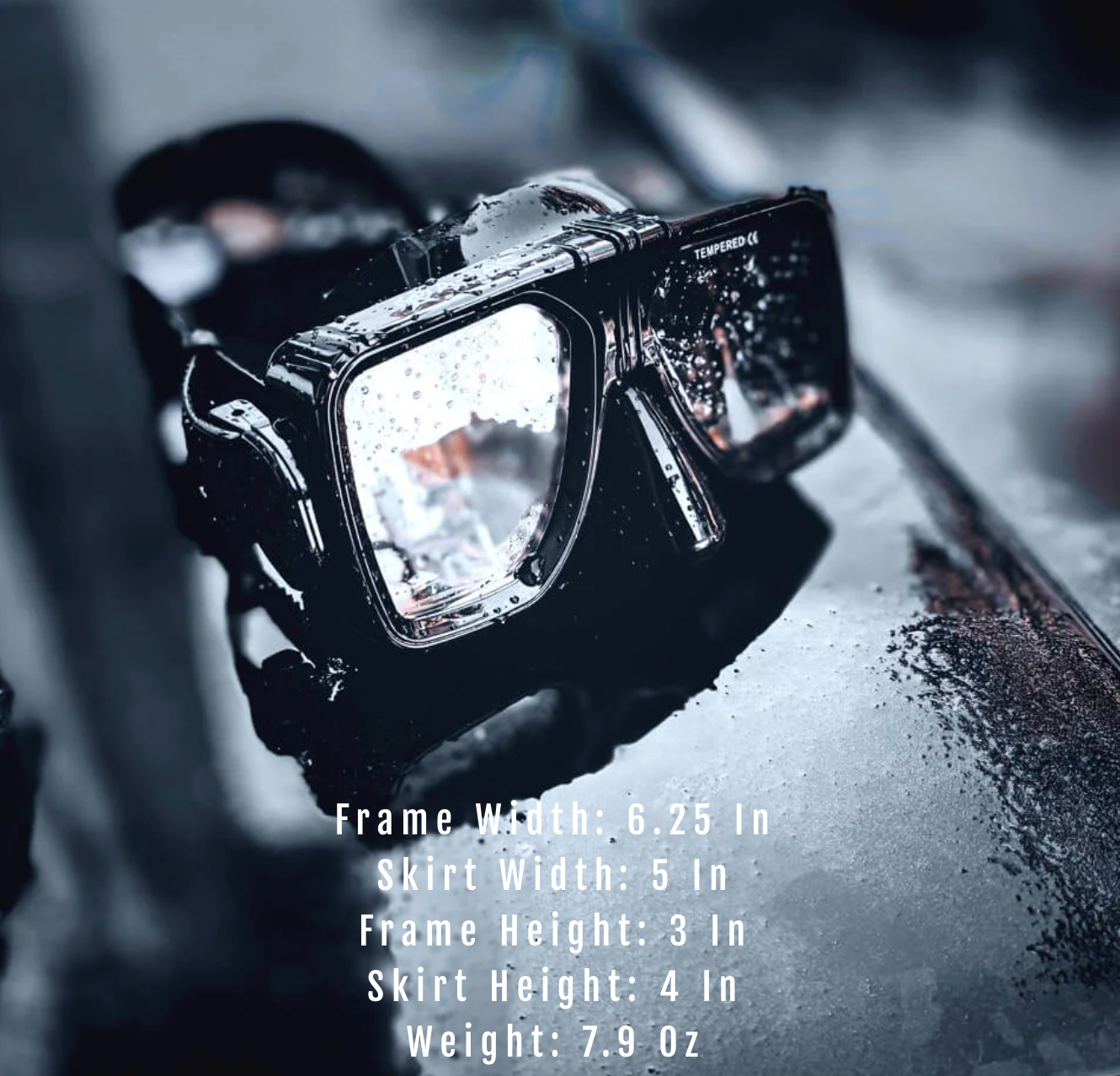 ATACLETE Rescue Swimmer (AST) Twin Lens Dive Mask