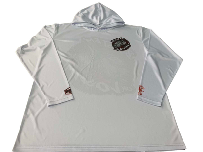 Boost Em Or Lose Em White Bloody Dri Fit Hoodie (Adult/Keiki)