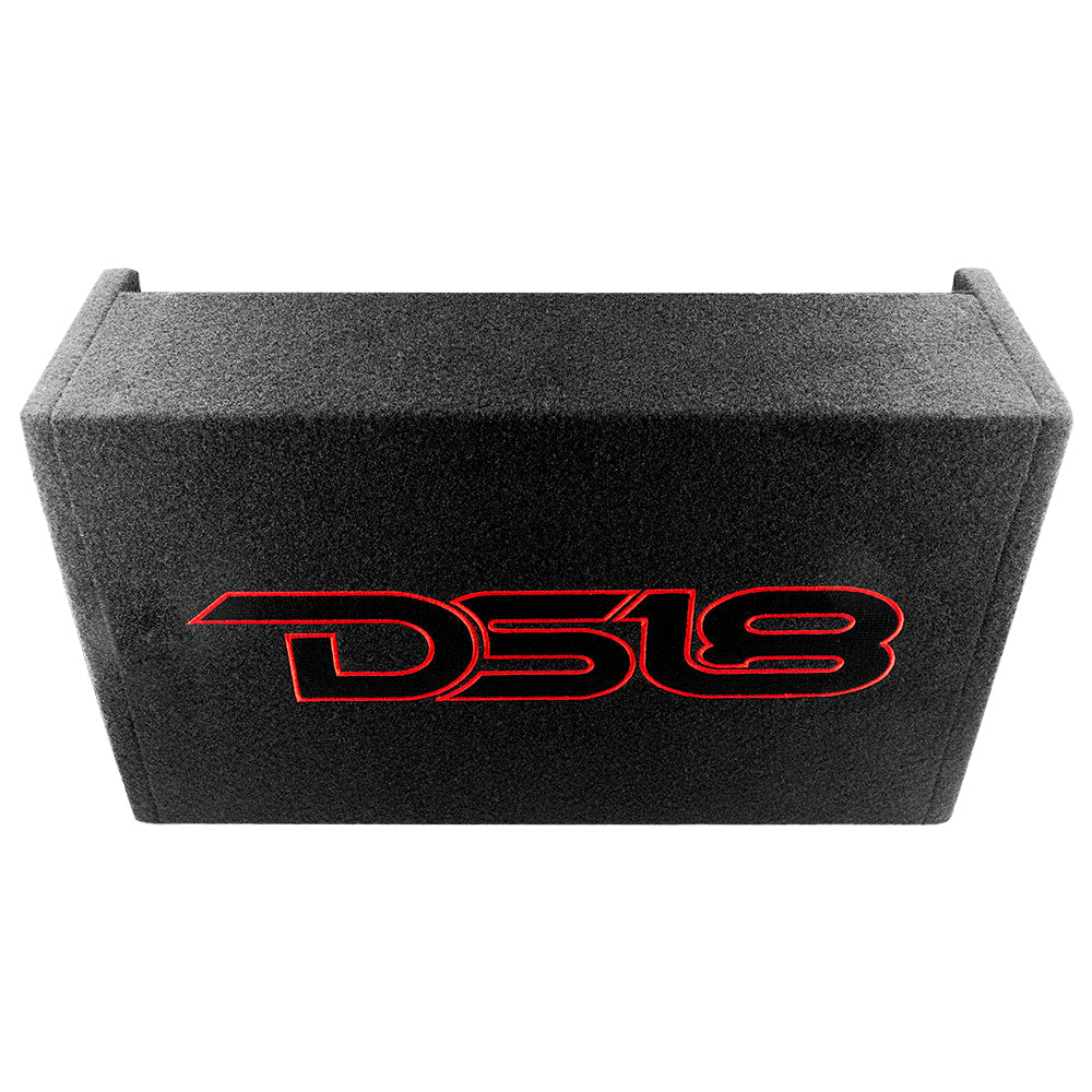 DS18 10in Loaded Amplified Shallow Down Fire Subwoofer Enclosure 250 Watts Rms