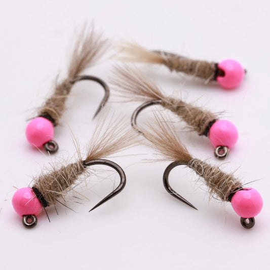 HazyFly Hare’s Ear Pink Tungsten BH