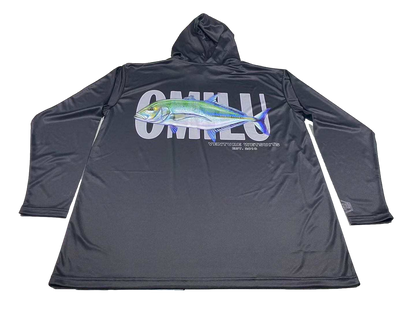 Omilu Black Dri Fit Hoodie (Adult/Keiki)
