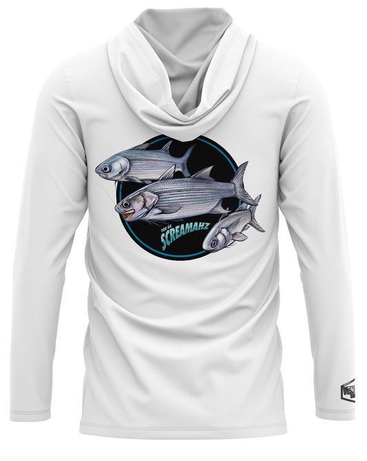 FDS Moi White Dri Fit Hoodie (Adult/Keiki)