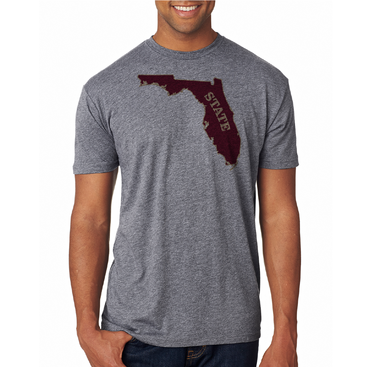 Key West, FL Garnet and Gold Soft Tee