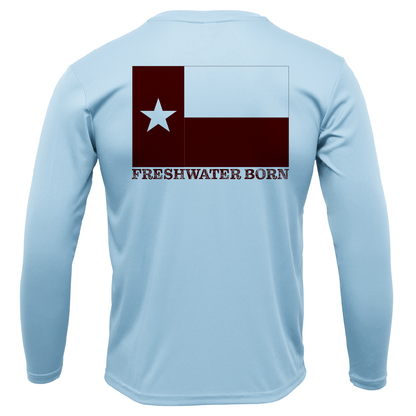 College Station Freshwater Born Men's Long Sleeve UPF 50+ Dry-Fit Shirt