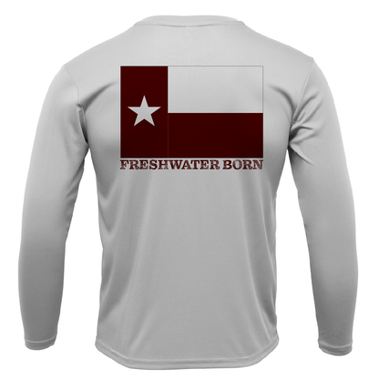 College Station Freshwater Born Men's Long Sleeve UPF 50+ Dry-Fit Shirt