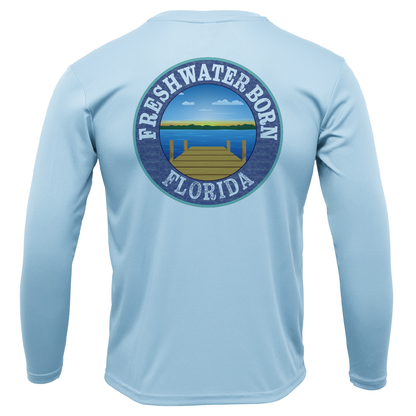 Florida "Life is Better at the Lake" Men's Long Sleeve UPF 50+ Dry-Fit Shirt