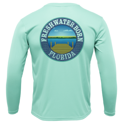 Florida "Life is Better at the Lake" Girl's Long Sleeve UPF 50+ Dry-Fit Shirt