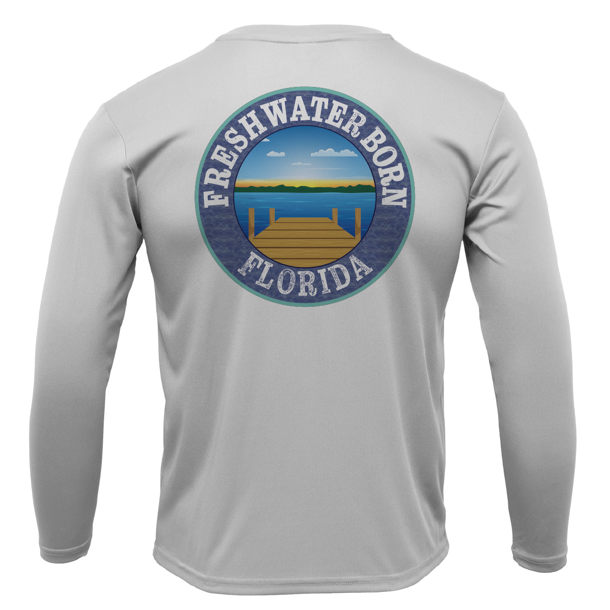 Florida "Life is Better at the Lake" Girl's Long Sleeve UPF 50+ Dry-Fit Shirt