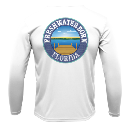 Florida "Life is Better at the Lake" Men's Long Sleeve UPF 50+ Dry-Fit Shirt