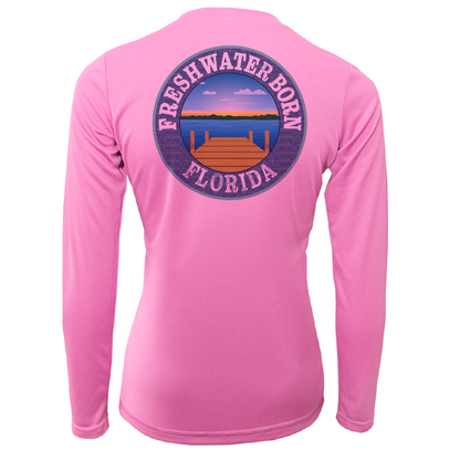 Florida "Born on the Freshwater" Women's Long Sleeve UPF 50+ Dry-Fit Shirt