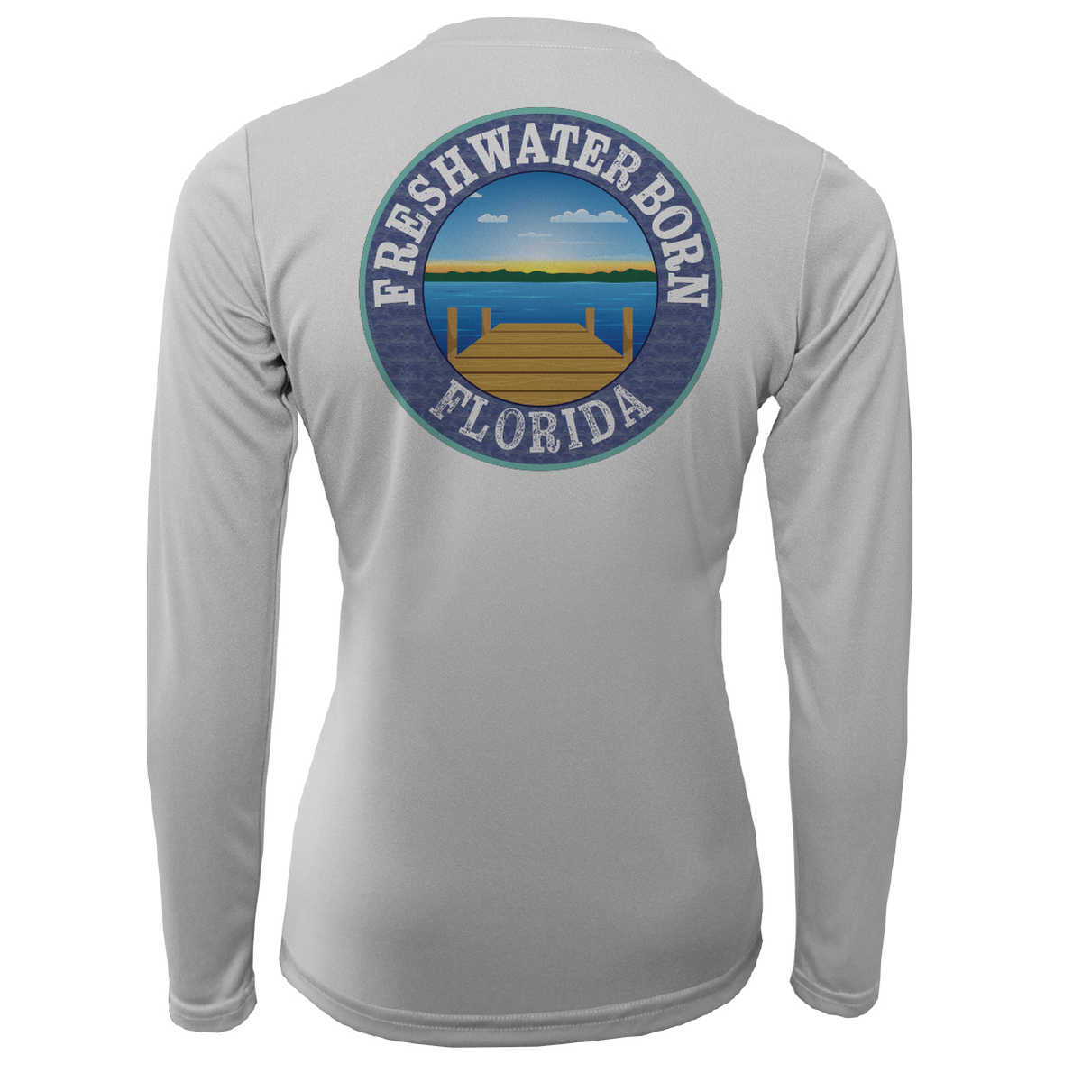 Florida "Freshwater Hair Don't Care" Women's Long Sleeve UPF 50+ Dry-Fit Shirt