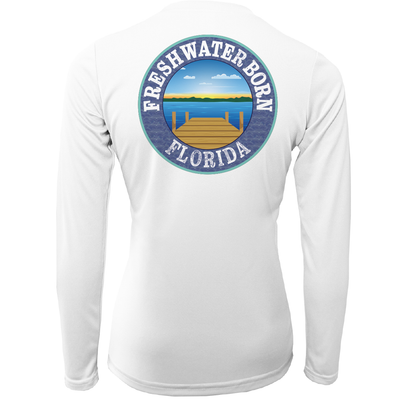 Florida "Freshwater Hair Don't Care" Women's Long Sleeve UPF 50+ Dry-Fit Shirt