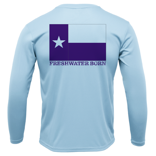 Fort Worth Freshwater Born Men's Long Sleeve UPF 50+ Dry-Fit Shirt