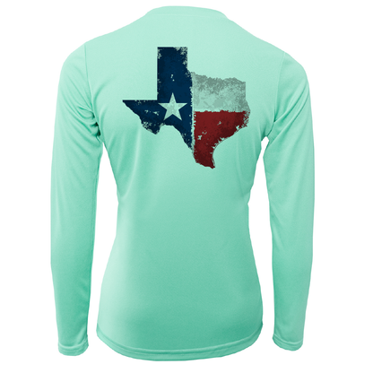 State of Texas Freshwater Born Women's Long Sleeve UPF 50+ Dry-Fit Shirt