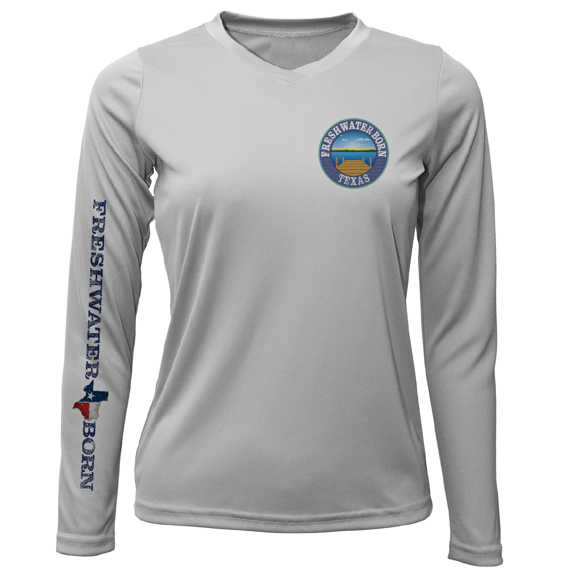 Fort Worth Freshwater Born Women's Long Sleeve UPF 50+ Dry-Fit Shirt