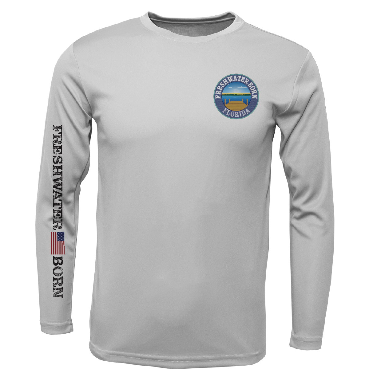 Florida Freshwater Born "Surrender The Booty" Girl's Long Sleeve UPF 50+ Dry-Fit Shirt