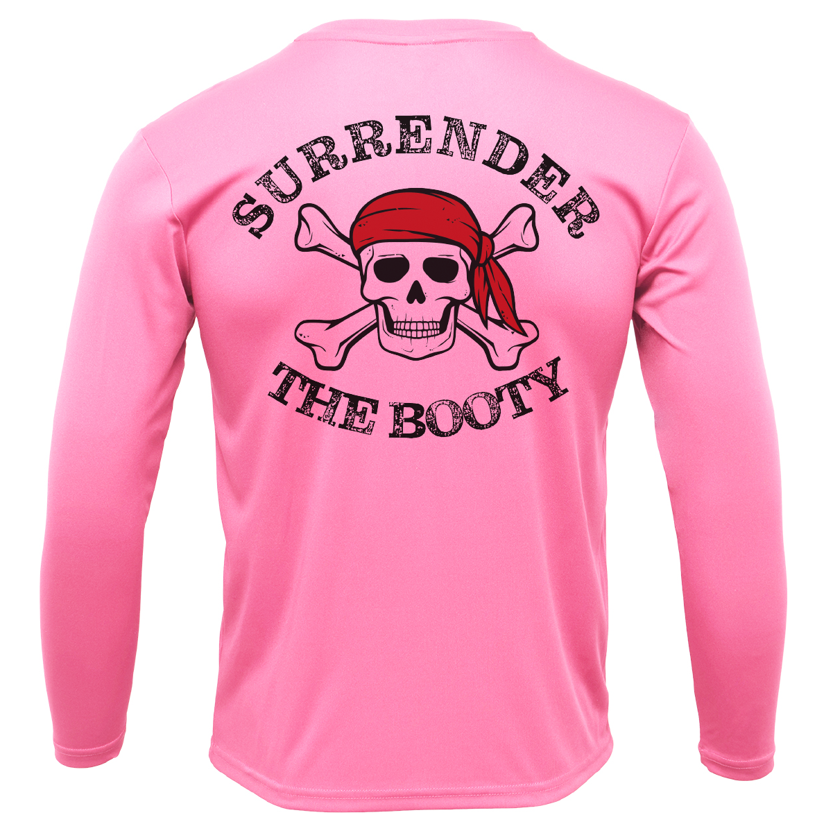 Florida Freshwater Born "Surrender The Booty" Girl's Long Sleeve UPF 50+ Dry-Fit Shirt