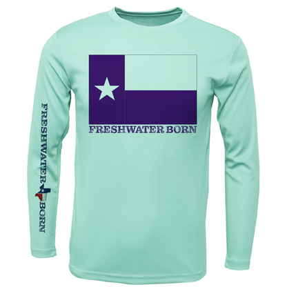 TCU Edition Freshwater Born Girl's Long Sleeve UPF 50+ Dry-Fit Shirt