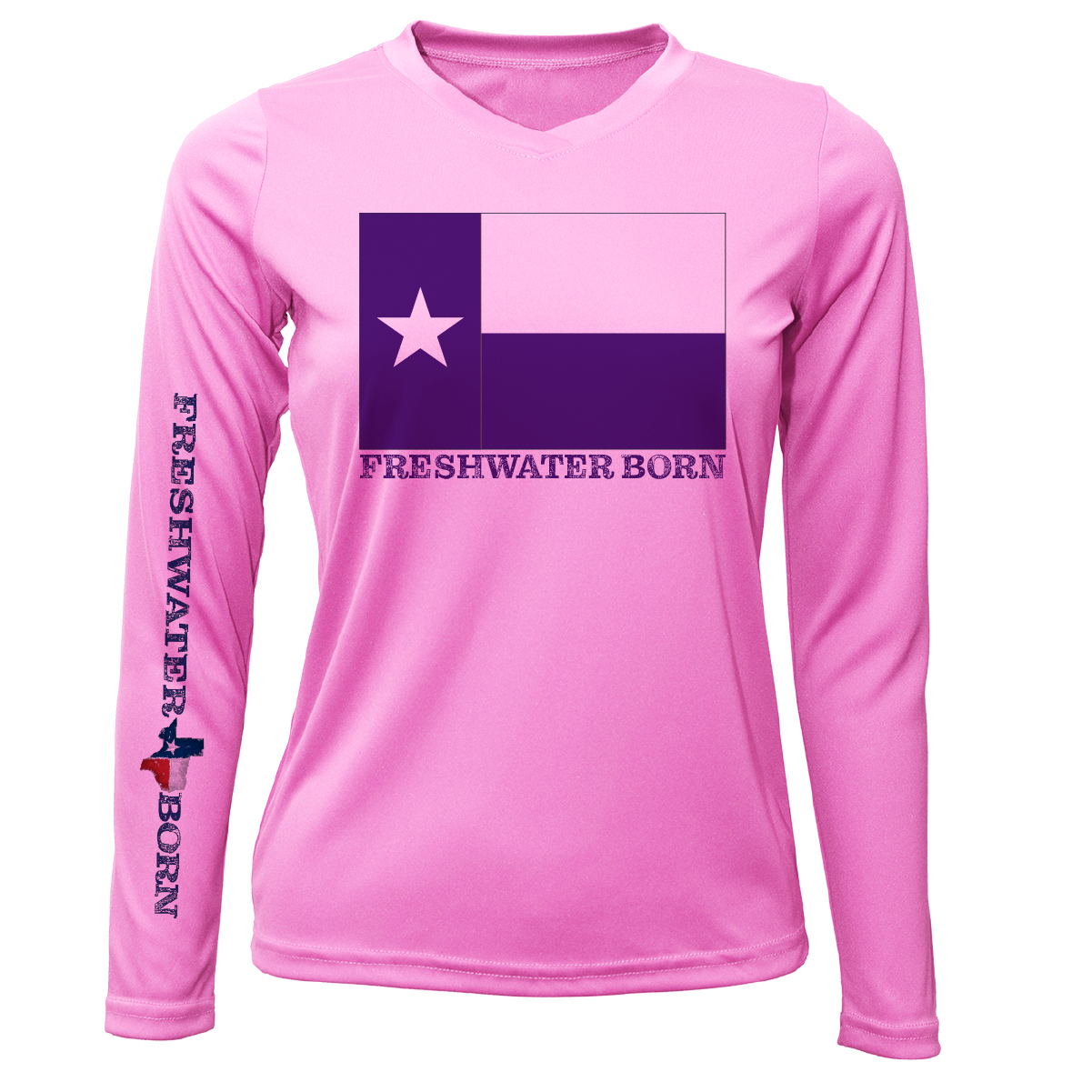 TCU Edition Freshwater Born Women's Long Sleeve UPF 50+ Dry-Fit Shirt