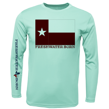 Texas A&M Edition Freshwater Born Boy's Long Sleeve UPF 50+ Dry- Fit Shirt