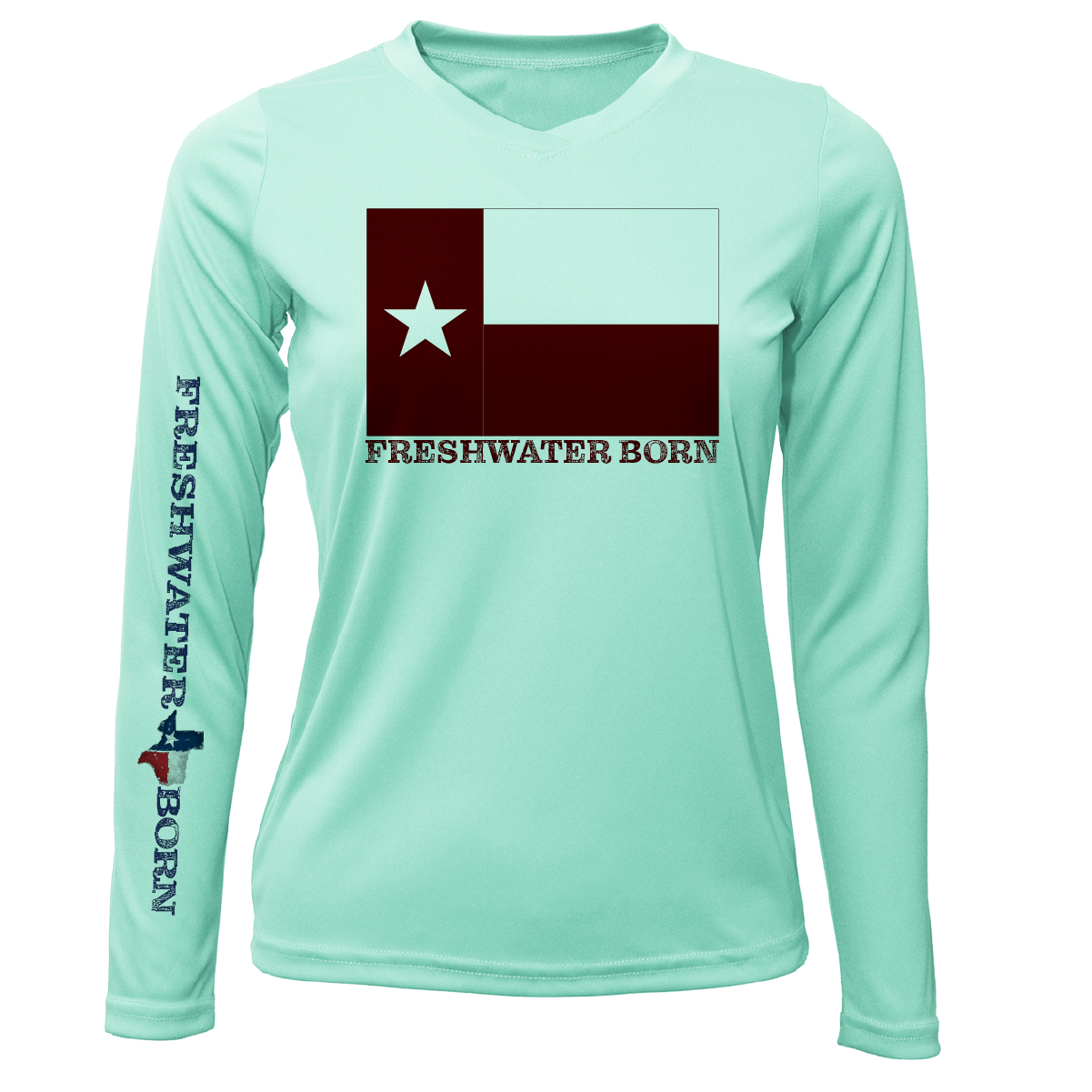 Texas A&M Edition Freshwater Born Women's Long Sleeve UPF 50+ Dry-Fit Shirt