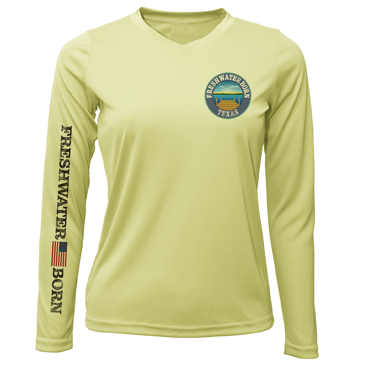 Texas Freshwater Born "All For Rum and Rum For All" Women's Long Sleeve UPF 50+ Dry-Fit Shirt