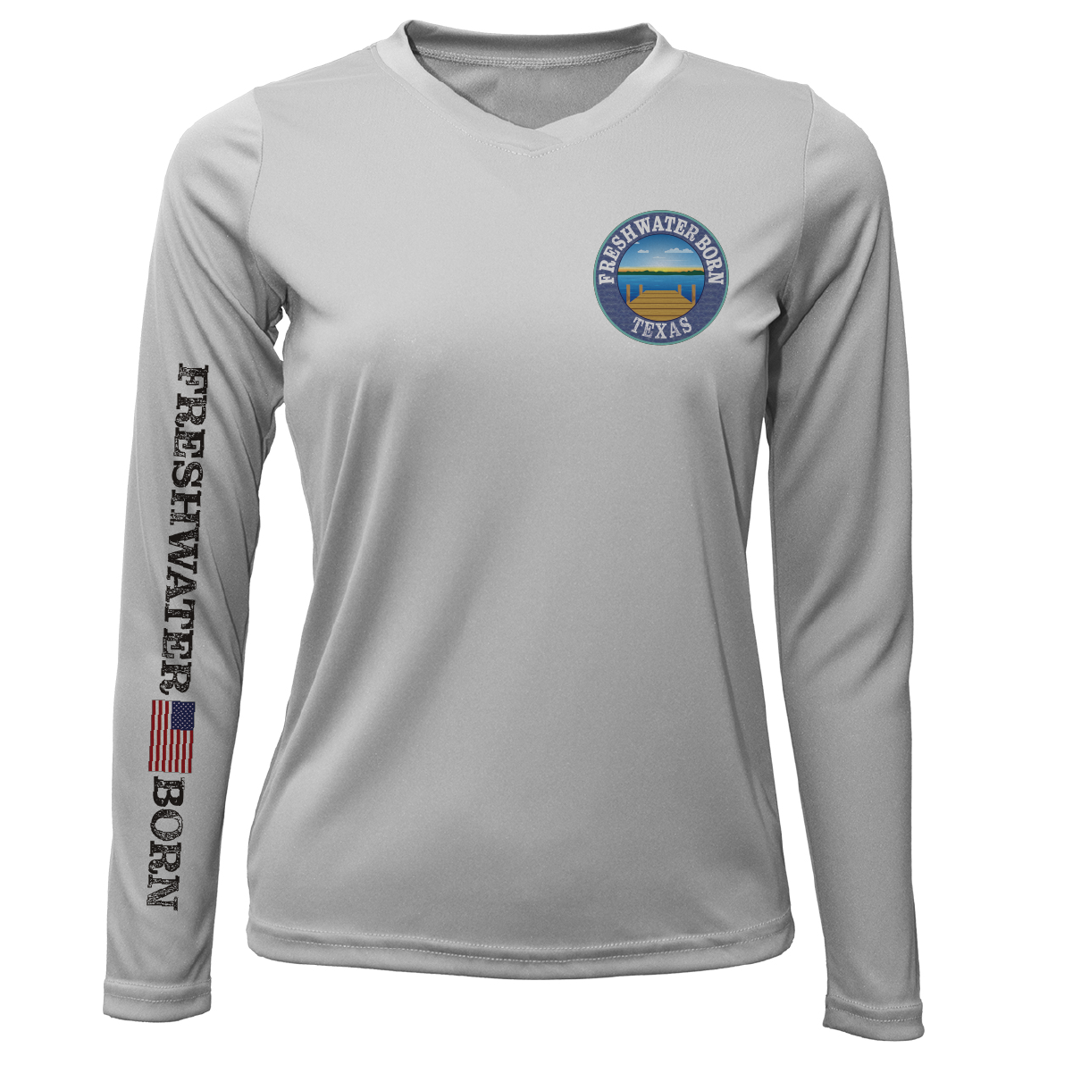 Texas Freshwater Born "All For Rum and Rum For All" Women's Long Sleeve UPF 50+ Dry-Fit Shirt
